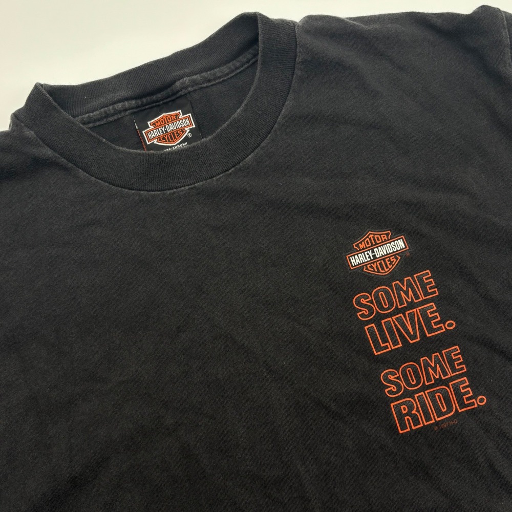 Vintage Harley Davidson Some Live Some Ride Carolina Coast T-Shirt Large